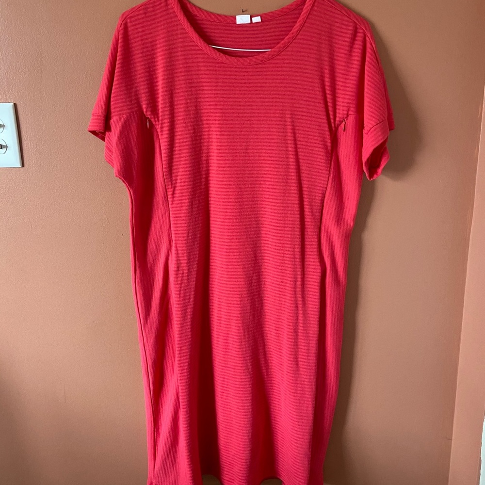 Gap Maternity Size Large Pink Dress with Zips